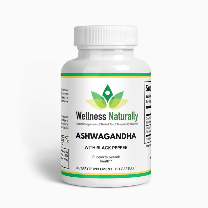 Wellness Naturally - Ashwagandha - 60 Capsules